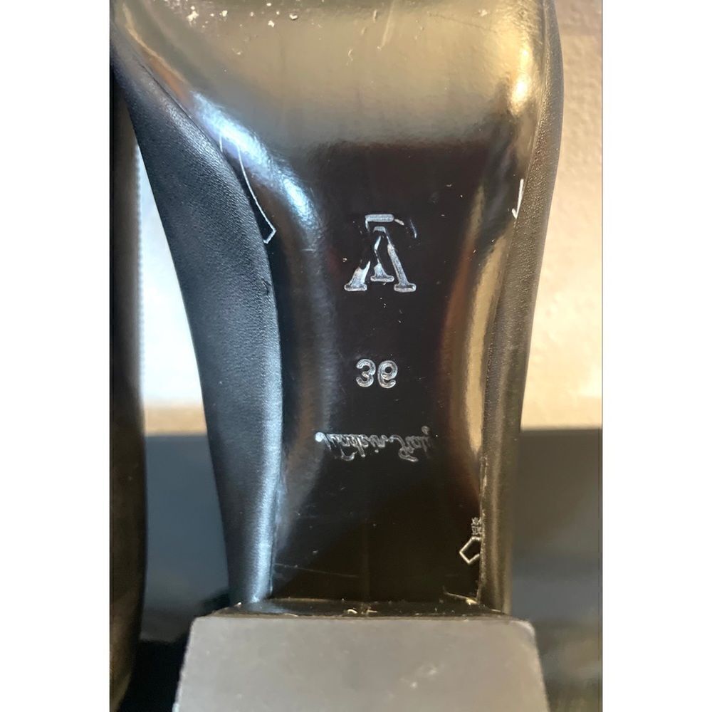 louis vuitton madeleine pump new black leather women’s shoes size 36/6 medium - Picture 10 of 15